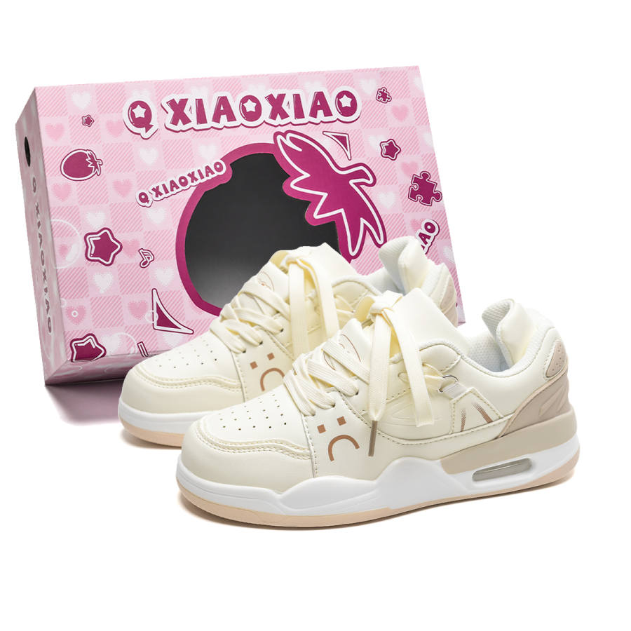 QUANXIAOXIAO Coverage Slip Resistant Lightweight Height Increasing Low top Skateboard Shoes Unisex