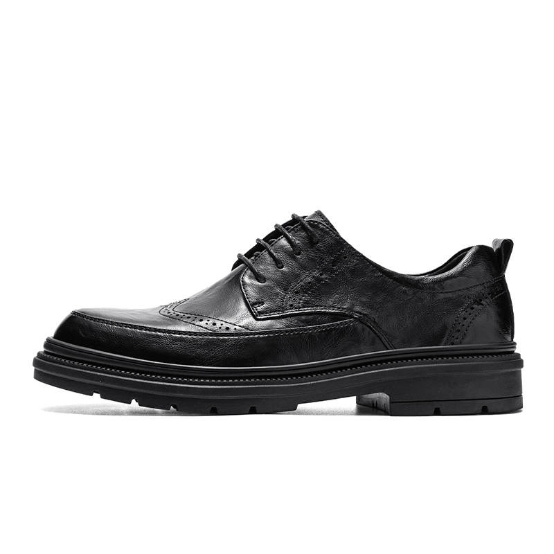 G.N.SHIJIA Cow Split Leather Dress Shoes Men's