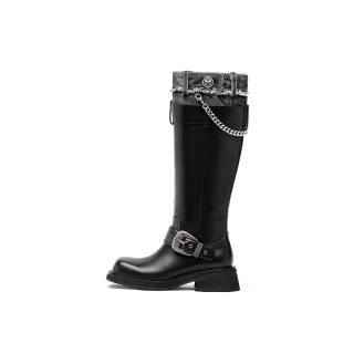 SUGARSU Knee high Boots 4.5cm Women's Black