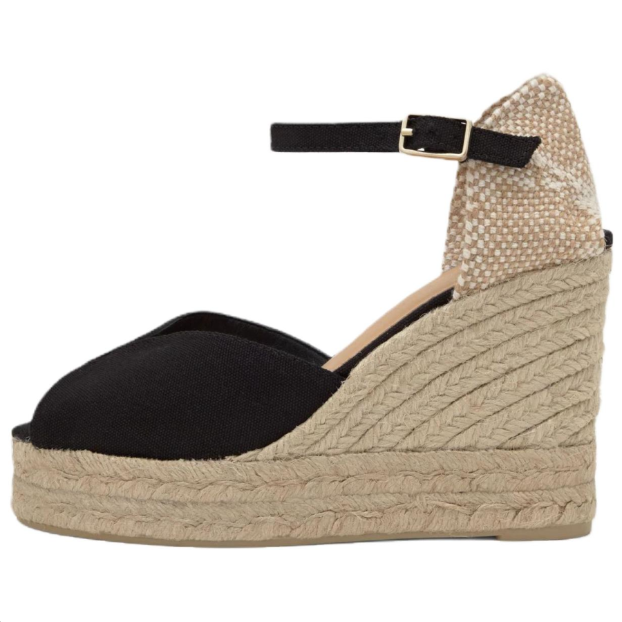 Castañer BIANCA Wedge Heel High Heels Women's Black