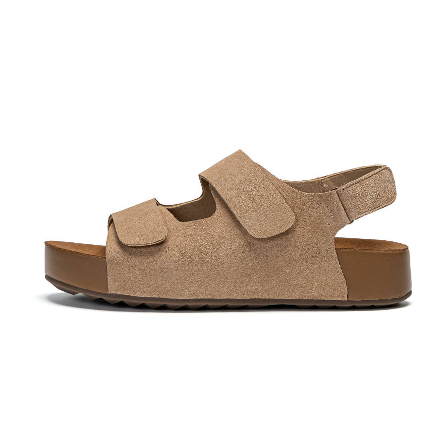 EXULL Q EXULL Q One Strap Sandals 3cm Women's Apricot