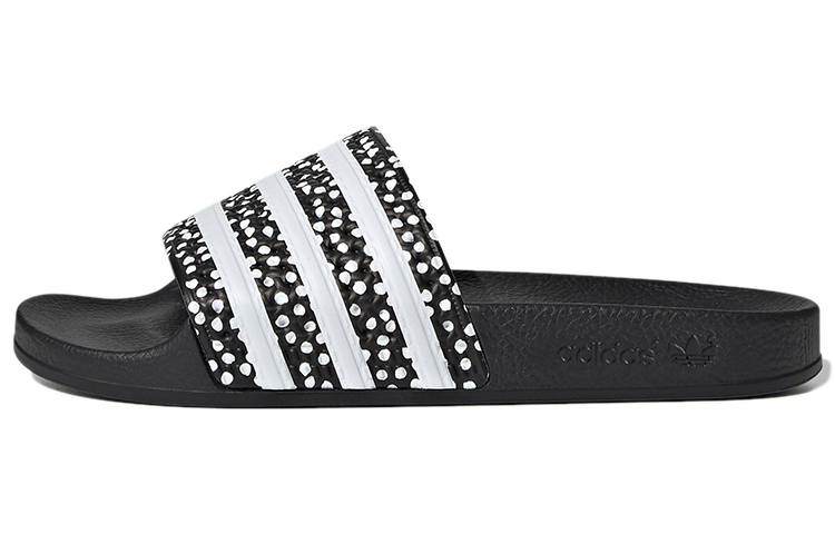 Adidas Originals Slip Resistant Slide Slippers Women's Black White