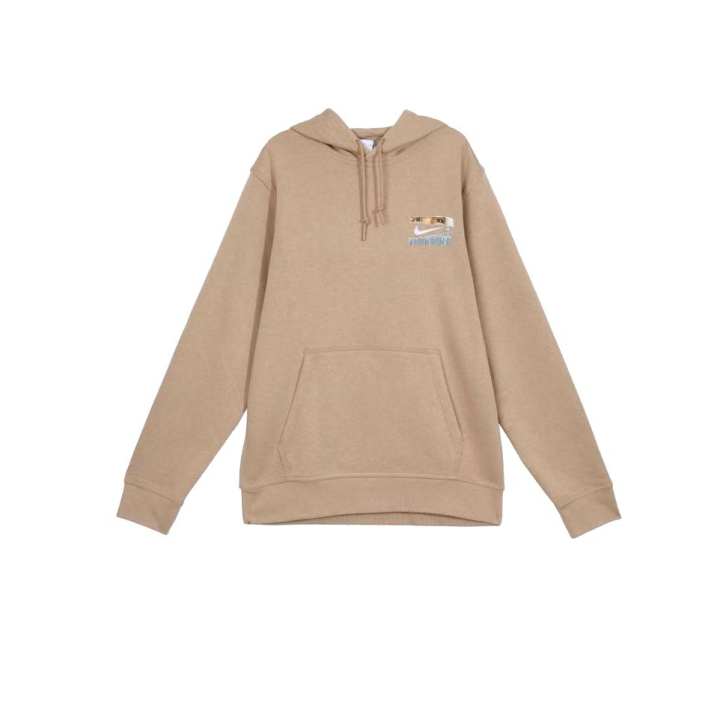 Nike Nike Club Sweatshirts Men's Khaki Hooded Moderate