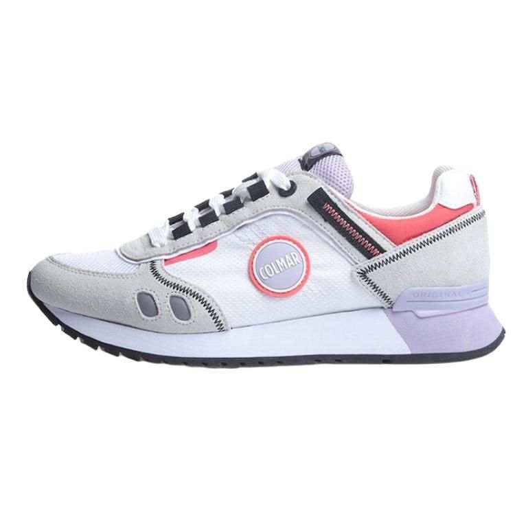 Colmar TRAVIS SPORT Fashion Trend Abrasion Resistant Low top Casual Shoes Women's White