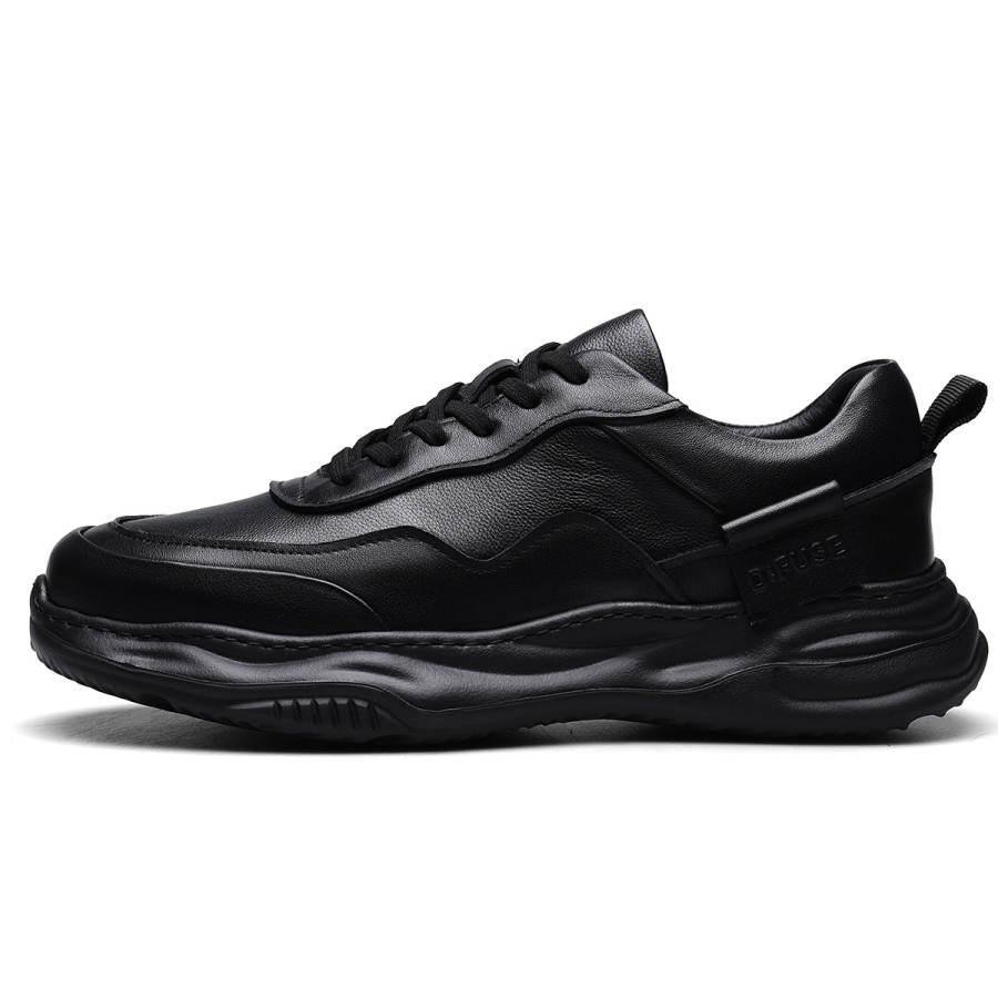 D:FUSE SCANDINAVIA D FUSE SCANDINAVIA Cow Leather Casual Shoes Men's Black