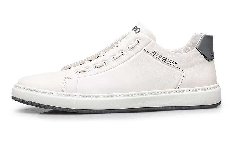 ZRO Top Grain Cow Leather Stylish Skateboarding Shoes Men's