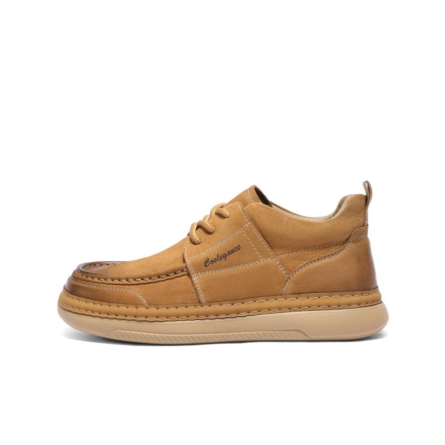 BELLE Cow Leather Abrasion Resistant Abrasion Resistant Low top Casual Shoes Men's