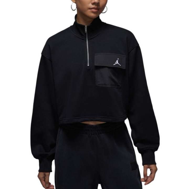 Jordan Jordan Sweatshirts Women's Black Stand Collar Moderate