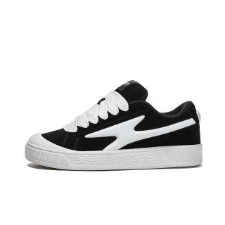 DILPI Slip Resistant Abrasion Resistant Slip Resistant Abrasion Resistant Low top Skateboard Shoes Unisex White Black
