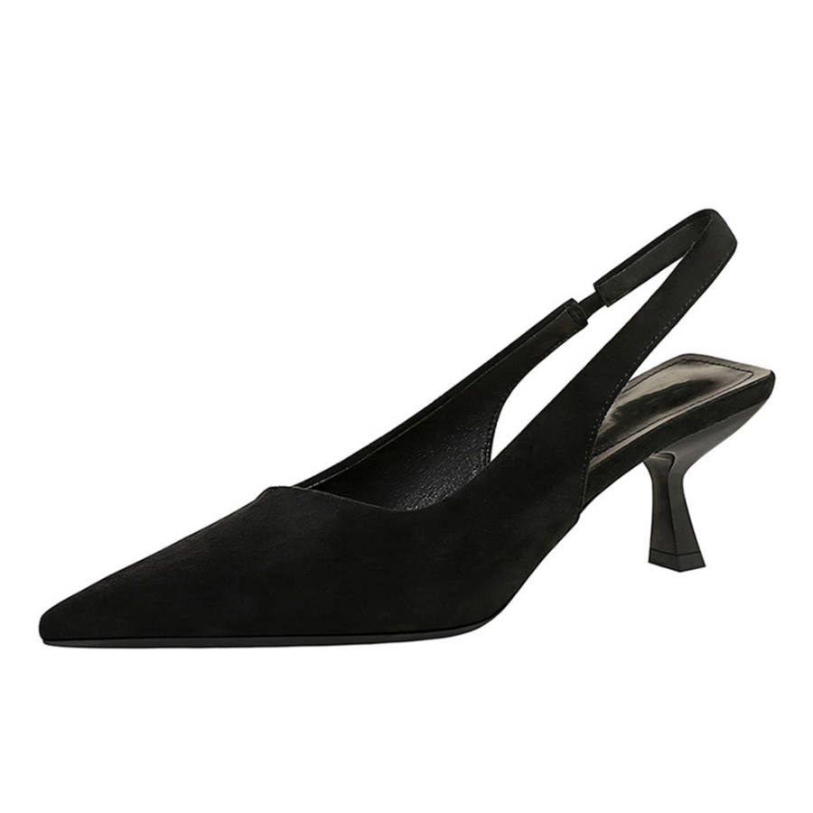 YAFEI XUANYU Suede Slim Heel High Heels 7cm Women's
