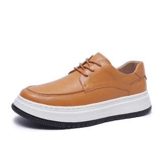Voguhomme Casual Leather Shoes Men's Low Top
