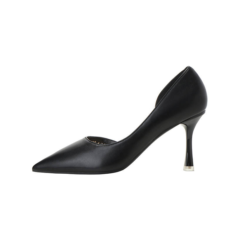 ZUOMILUO Pu Slim Heel High Heels Women's