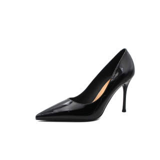 Zubumei Footstep Beauty Slim Heel High Heels 9cm Women's Black