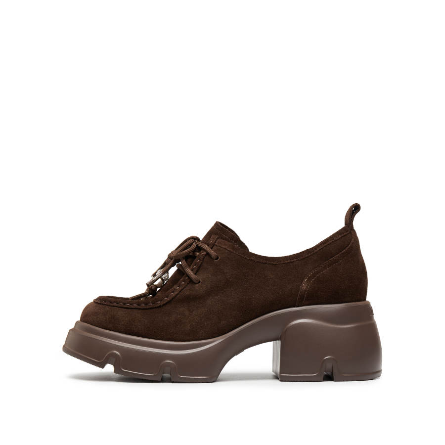 Staccato Cow Leather Casual Shoes Women's Caramel Coffee