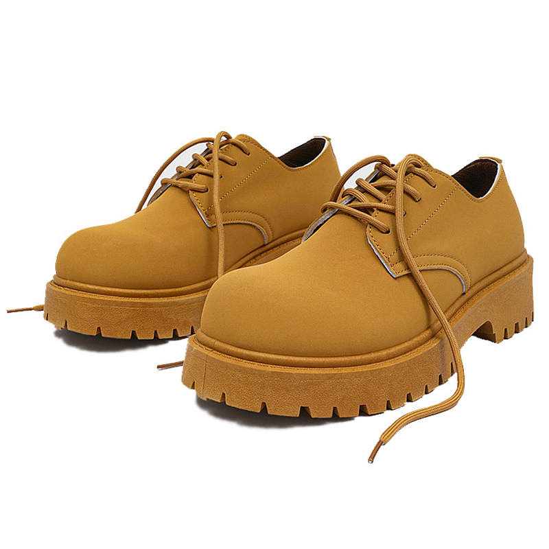 Medd Casual Leather Shoes Men's Low Top Black Brown