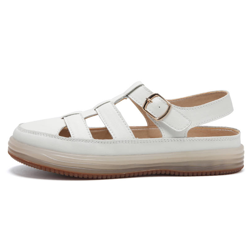 Reivantix Fabric Roman Sandals Women's Beige