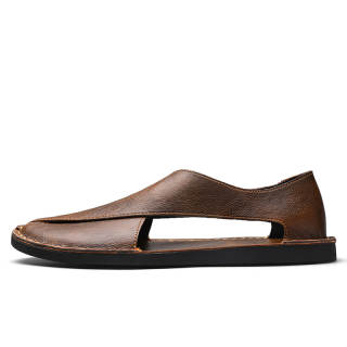 SENGUIBUCK Microfiber Leather Beach Sandals Men's
