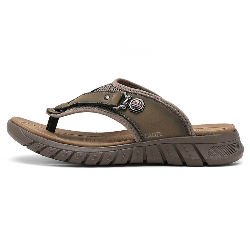 CAOZE CAOZE Rubber Sole Quick Dry Quick Dry Flip Flops Men's