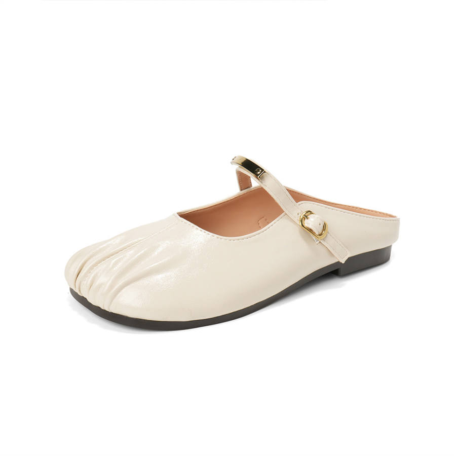 MADALLO Rubber Sole Abrasion Resistant Abrasion Resistant Closed Toe Slippers Women's