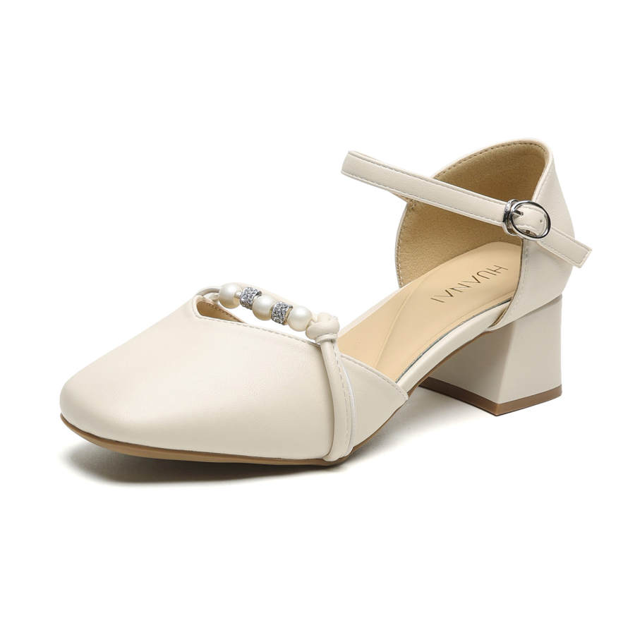 HUANAI High Heels Women's Beige/Apricot