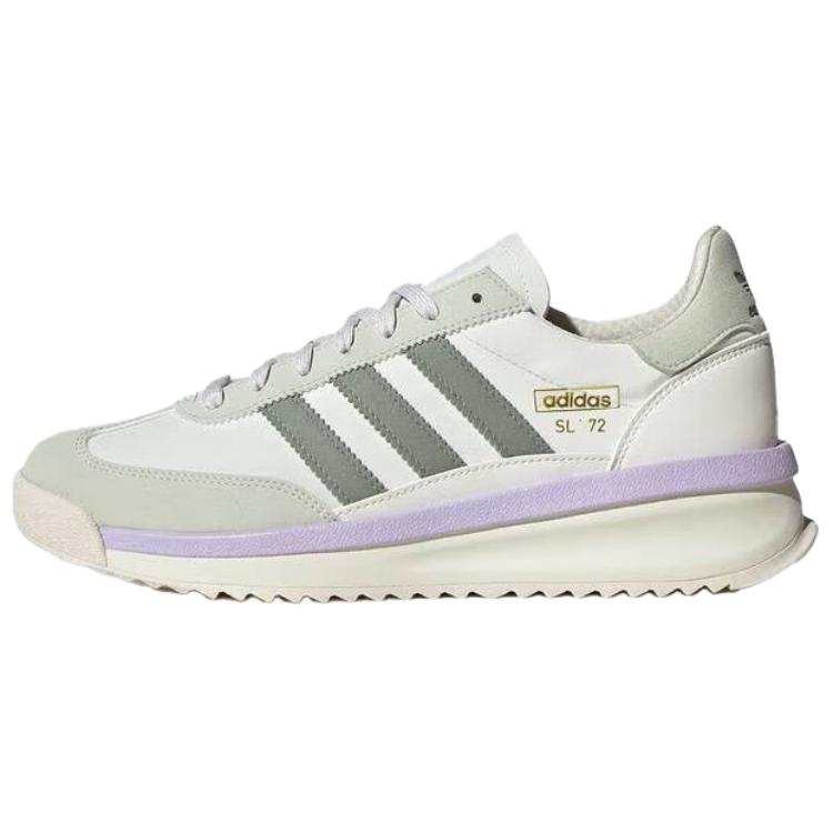 Adidas Originals SL 72 RTN Abrasion Resistant Low top Casual Shoes Women's White Green