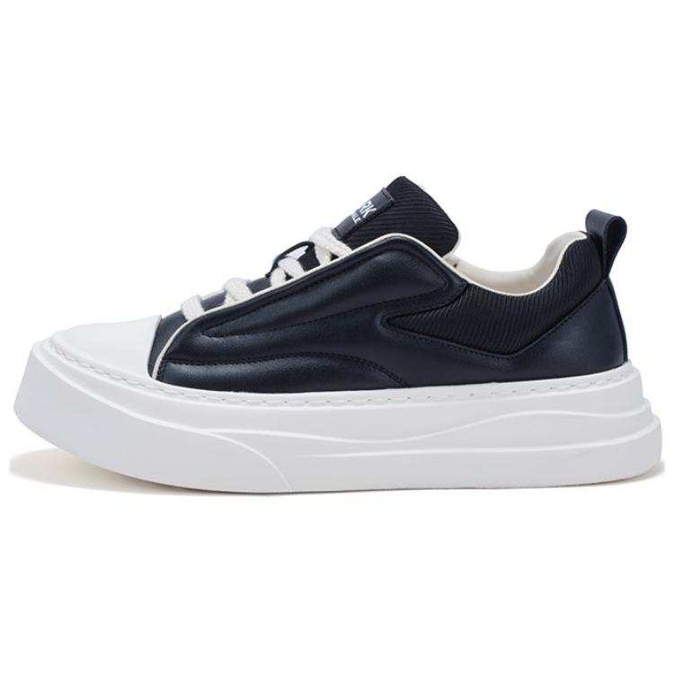 FAIRWHALE Cow Leather Slip Resistant Abrasion Resistant Low top Fashion Versatile Niche Design Men's