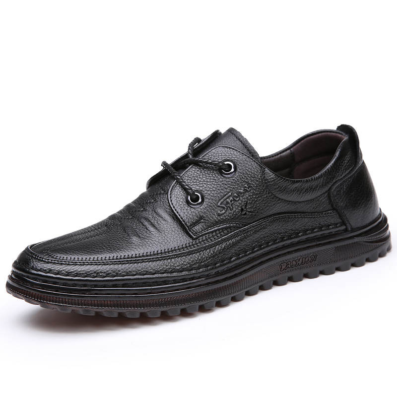 ZANSITE Casual Leather Shoes Men's Low Top