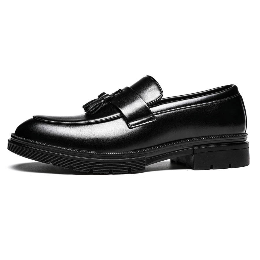 CHINT CHINT Casual Leather Shoes Men's Low Top Black/Brown