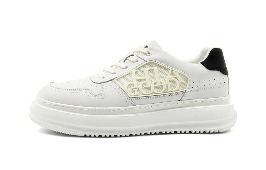 HLA Casual Shoes Men's Low Top White/Yellow