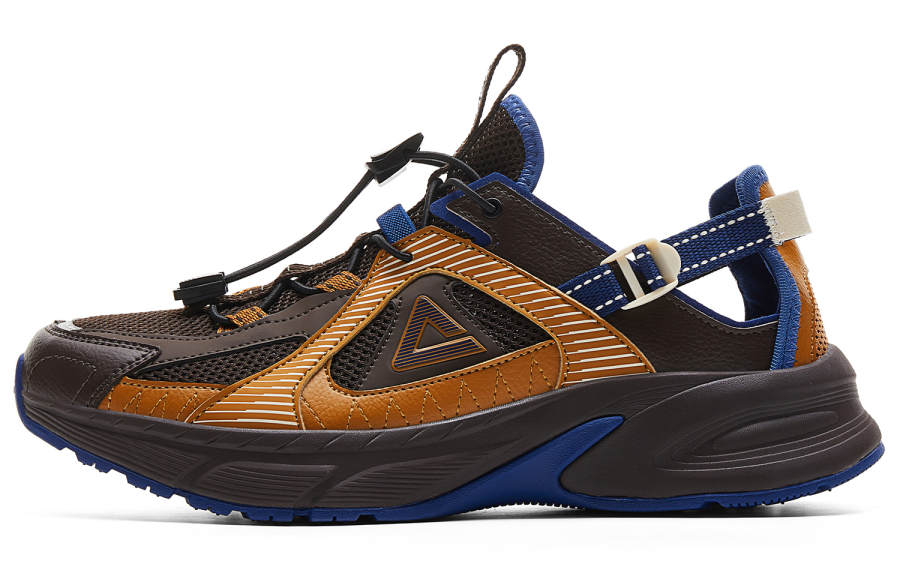 PEAK Cushioning Rebound Abrasion Resistant Breathable Slip Resistant Low top Casual Shoes Men's Cub Brown