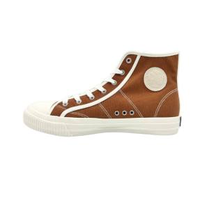 QIANJIN Slip Resistant, Abrasion Resistant, Lightweight High top Canvas Shoes Men's Coffee