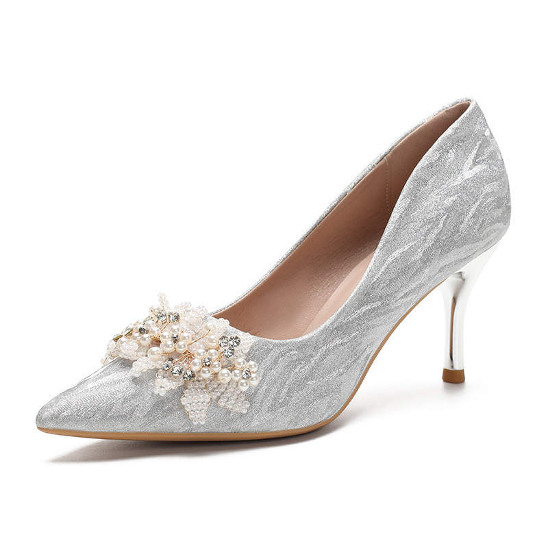 HKCP HKCP Microfiber Leather Slim Heel High Heels 7cm Women's