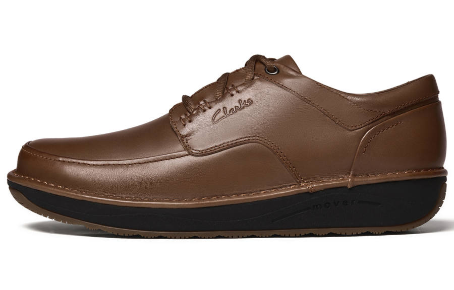 Clarks Cow Leather Casual Shoes Men's Brown
