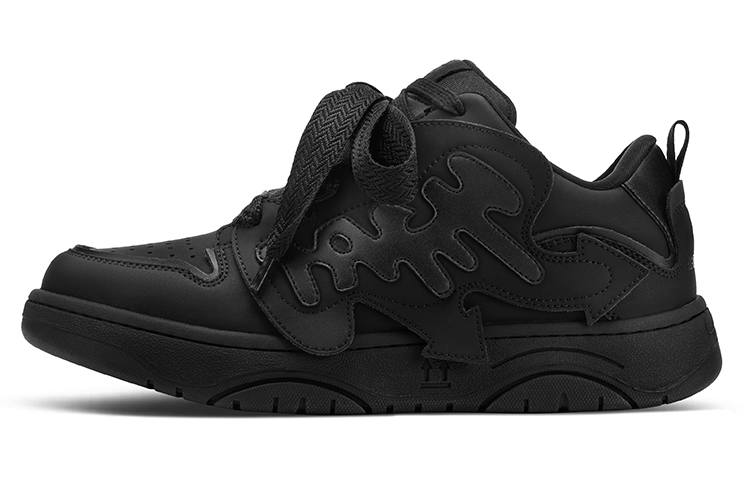HART DAVIS Ⅰ Low top Stylish Skateboarding Shoes Unisex Black Warrior