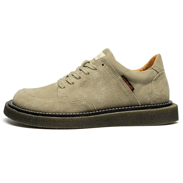 LEAVELAND Cow Split Leather Low top Casual Shoes Men's