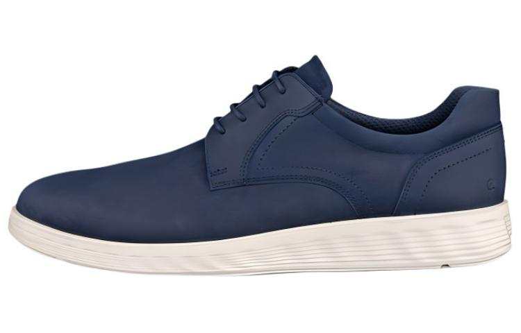 Ecco Ecco Leather Low top Casual Shoes Men's Blue