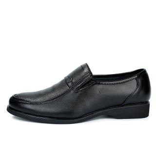 GONG NIU JU REN Microfiber Leather Casual Shoes Men's Black