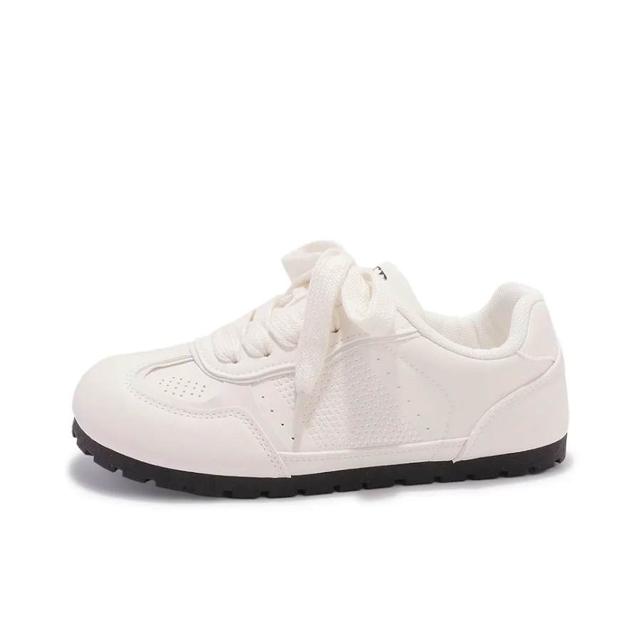 XIAOHONGREN Synthetic Leather Low top Casual Shoes Women's Beige