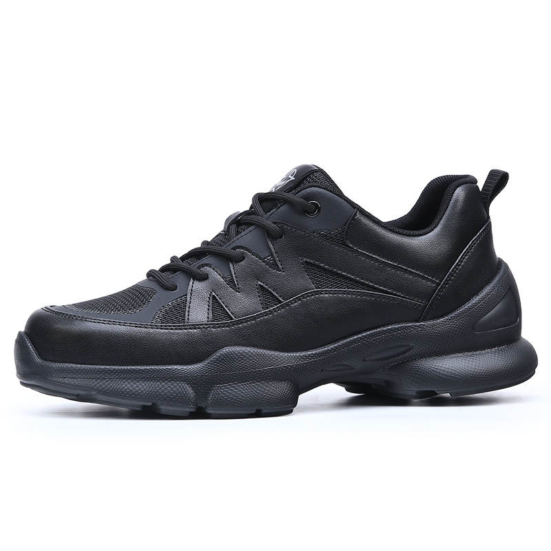 KACHILANG Cow Leather Low top Casual Shoes Men's Black
