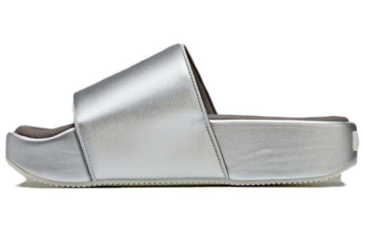 Y-3 Y 3 Slide Slippers Unisex Silver