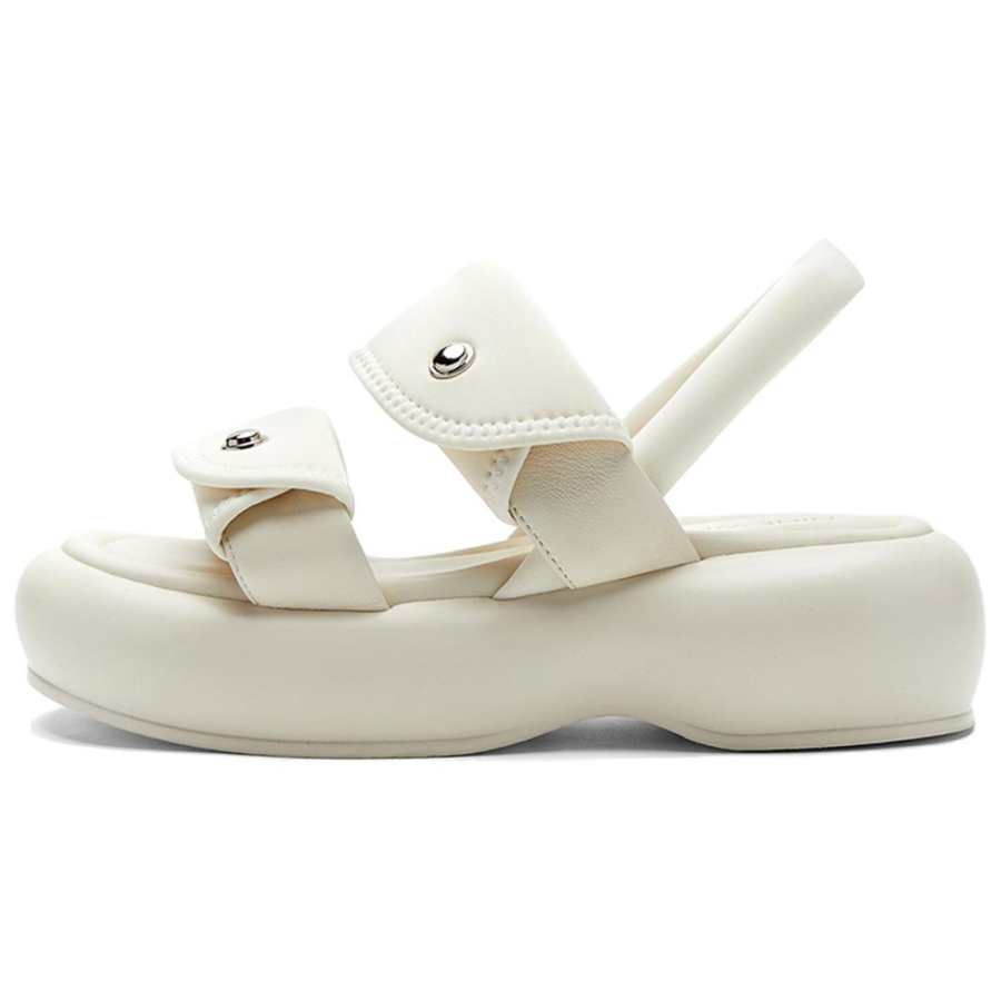 NINE WEST Sheepskin One Strap Sandals Women's