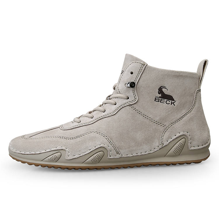 BECK Pigskin Slip Resistant Abrasion Resistant High top Casual Shoes Women's