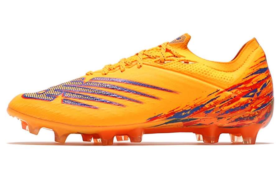 New Balance New Balance Furon V6+ HG Hard Ground Fabric Soccer Shoes Unisex Orange