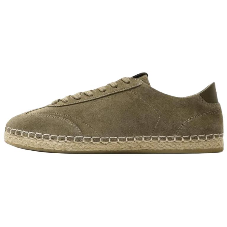 ZARA ZARA Espadrilles Men's Khaki Green