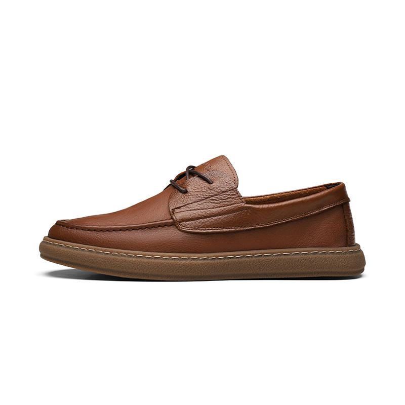 PARDASAUL Cow Leather Casual Shoes Men's Brown