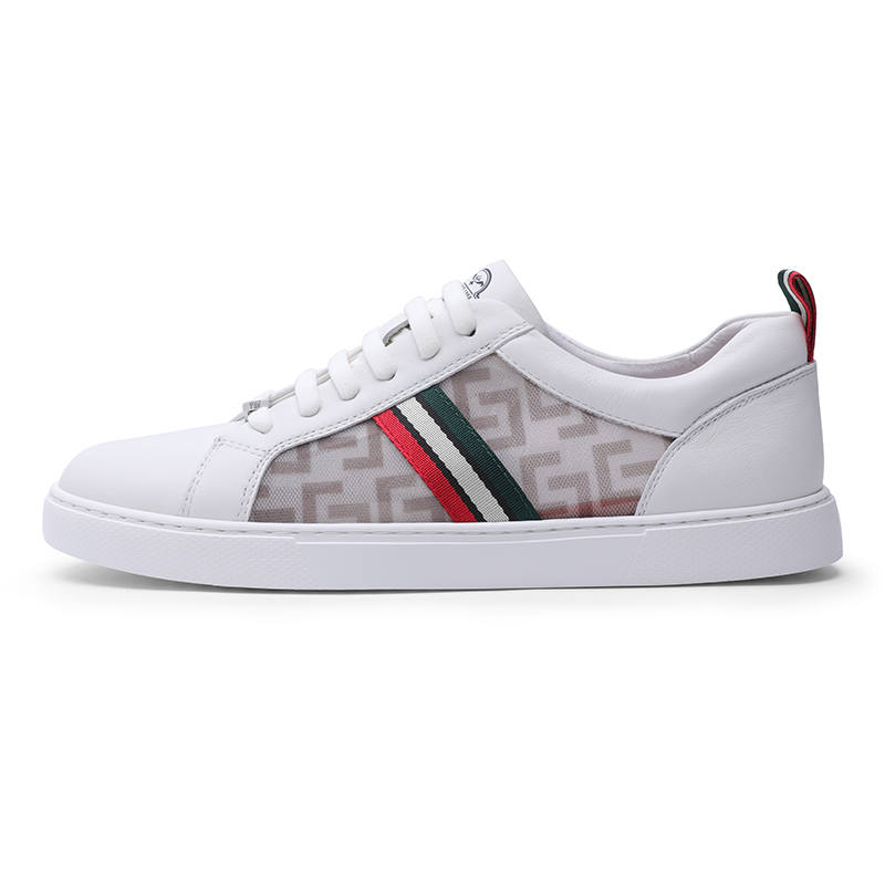 GOLDLION Low top Skateboard Shoes Men's White