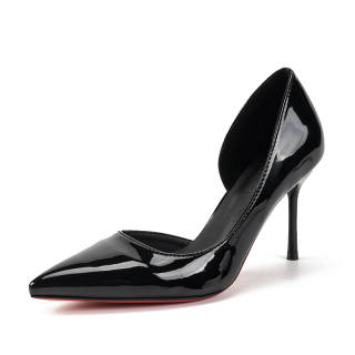 WOXXXN Pu Slim Heel High Heels 9cm Women's