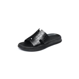 JIEDESEN PU Polyurethane Slide Slippers Men's