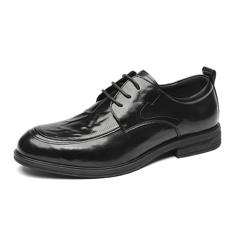 KACHILANG Dress Shoes Men's Low Top Black/Brown