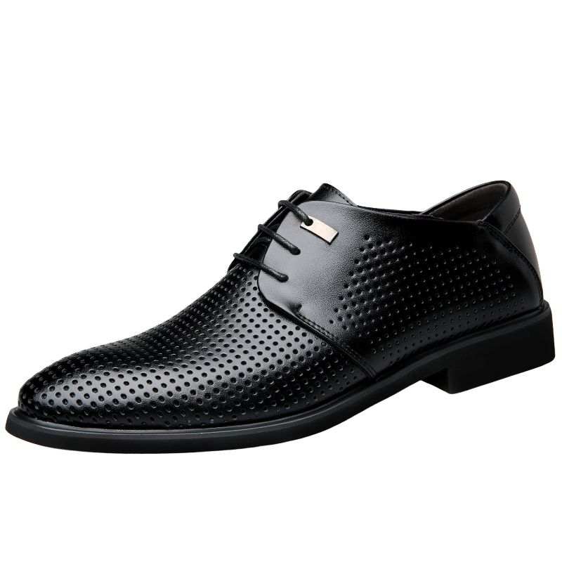 Shanpijiang Cow Split Leather Dress Shoes Men's